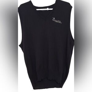 Pebble Beach Collection -Sweater Vest Size L -Spyglass Hill Pebble Beach Logo